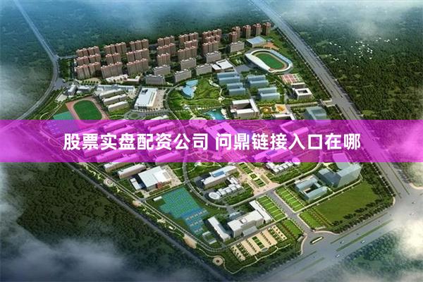 股票实盘配资公司 问鼎链接入口在哪